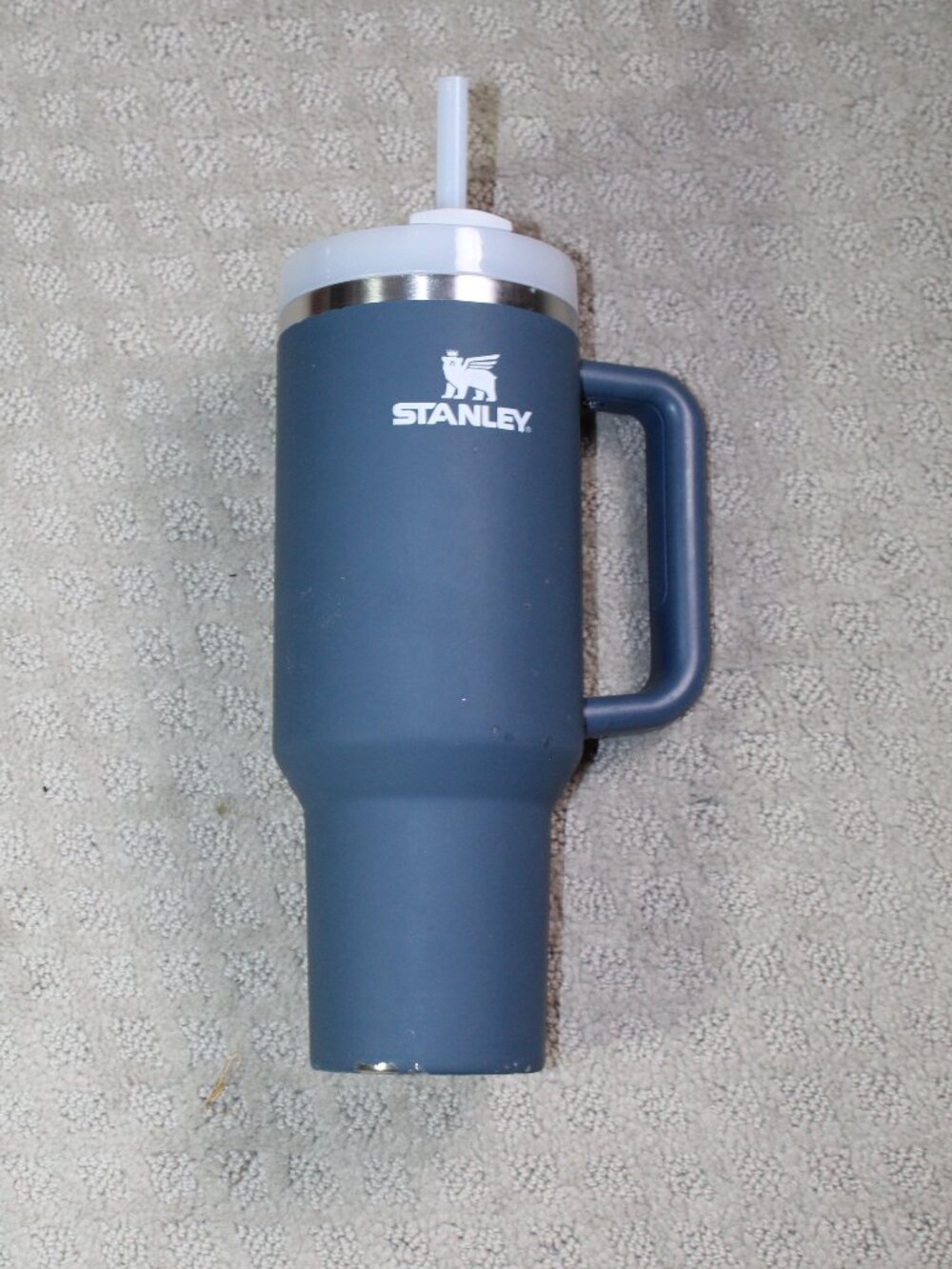 Stanley 40 oz Grey Stainless Steel Vacuum Sealed Travel Mug